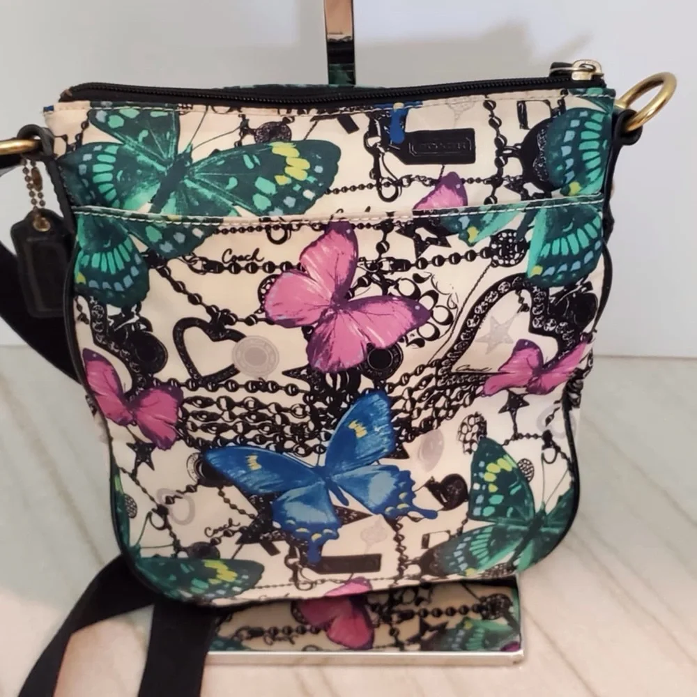 RARE Coach Parker Magic Butterfly Swingpack Crossbody 42603